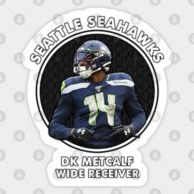 DK METCALF - WR - SEATTLE SEAHAWKS Sticker by Mudahan Muncul 2022